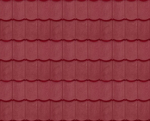 roof patten red metals background