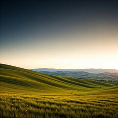 Obraz premium hill in the afternoon