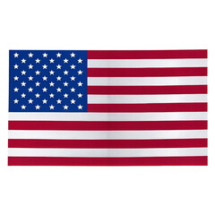 Obraz premium American Flag Element Clipart Transparent Background