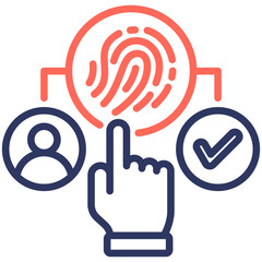 Biometric Authentication Icon