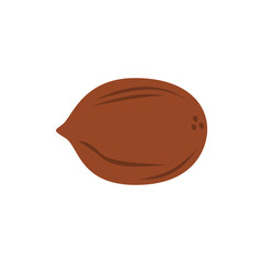 Mature Coconut Palm Tree Tropical Fruit Icon