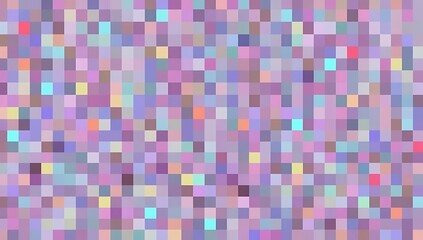 Fototapeta premium Abstract Pastel Square Pixel Art Design