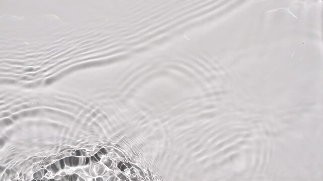Water texture with waves. Organic shadow effect with wave refraction of light. Slow motion . High quality 4k footage