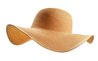 Broad-Brimmed Hat isolated on transparent Background