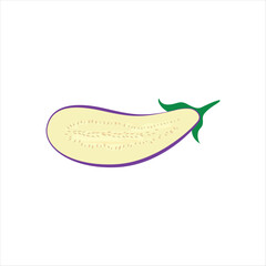 Eggplant Icon for Healthy Vegetarian Cuisine