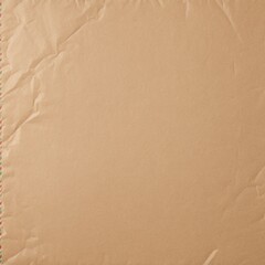 Beige wrinkled paper background recycled from paper packaging