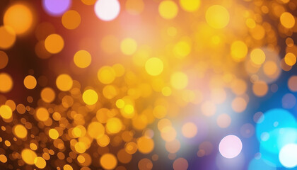 Fototapeta premium A study in golden hues and blurred forms.