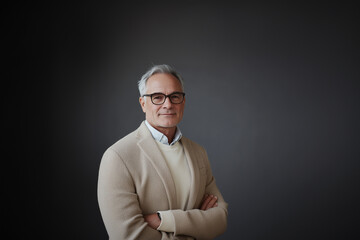 Obraz premium Confident Mature Man Portrait
