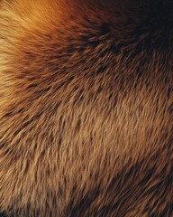 Close-up of soft, textured fur showcasing warm tones and intricate patterns.