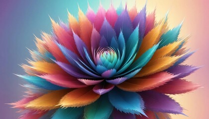 vibrant gradients and textures