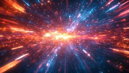 Fototapeta premium American football soaring through a glowing, vibrant atmosphere, dramatic motion blur, highenergy excitement, ultraHD