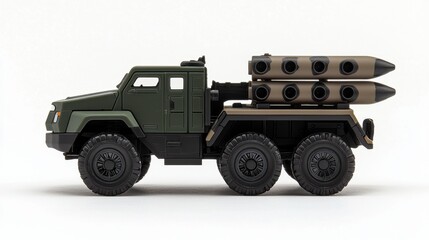 Powerful Armored Missile Launcher Vehicle in Military