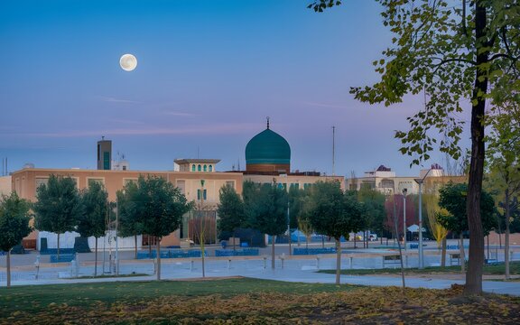 Beautiful mosque for celebrating Shab-e-Meraj
