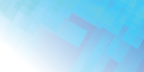 Abstract blue background with square shapes