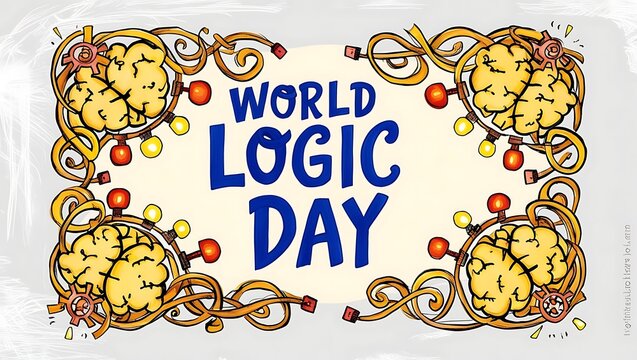 World logic day background 