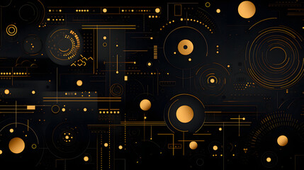 Digital futuristic elements graphics poster background
