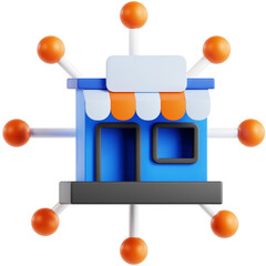 Franchise Business Idea 3D icon