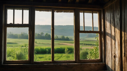 Fototapeta premium window in the house