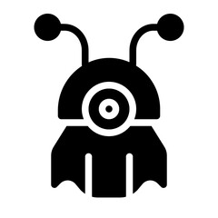 Alien Solid Icon
