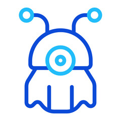 Alien Duoline Icon