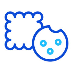 Biscuit Duoline Icon
