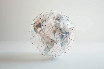 Global Connectivity Network: A 3D Visual Representation of Interconnected Systems