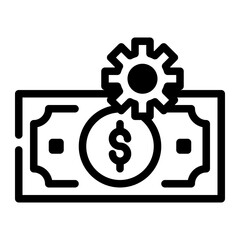Capital Glyph Icon
