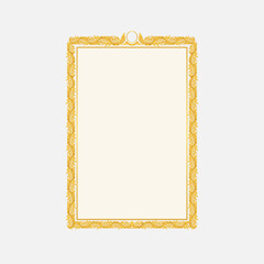golden photo frame decoration ornament portrait frame kbach khmer