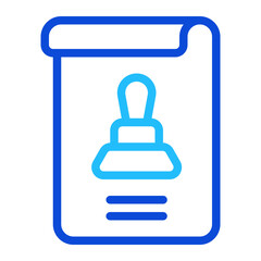 Contract Duoline Icon