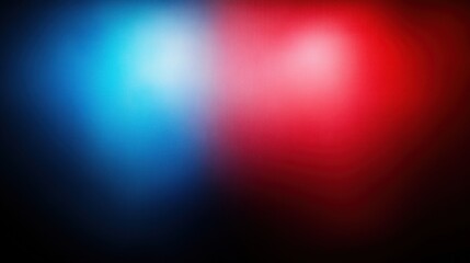 Abstract red and blue blurred lights.