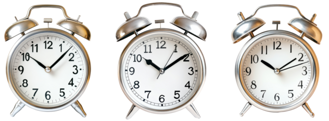 High-Quality PNG of Alarm clock, transparent PNG. Isolated on White Background – High Resolution
