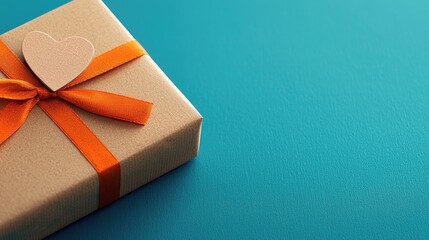 Gift presentation home photo minimalist close-up celebration concept