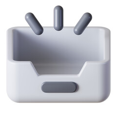 Empty Box 3D Icon