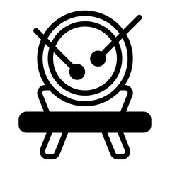 Drum Glyph Icon