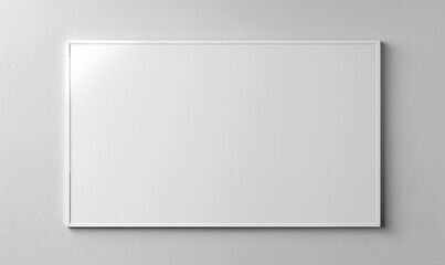 Mockup of a blank white workplace magnetic note board, Generative AI.
