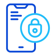 Encryption Duoline Icon