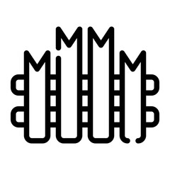 Fence Line Icon