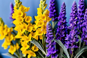 goldenrod yellow daa and violet purple faa