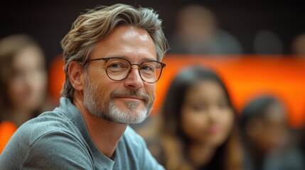 Professor Conducting Feedback Session with Student