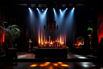 lighting different lighting effects to create mood and atmospher