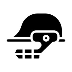 Helmet Solid Icon