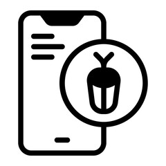 Obraz premium Infection Glyph Icon