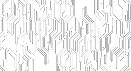 Circuit board. Electronic motherboard technology texture, vector abstract concept
