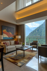 Fototapeta premium interior of a hotel room