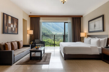 Fototapeta premium interior of a hotel room