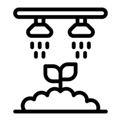 Irrigation Line Icon