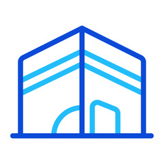 Kaaba Duoline Icon
