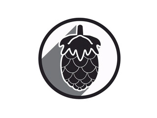 a black and white logo