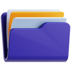 File Folder 3D Icon