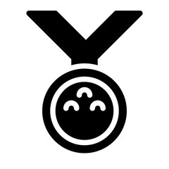 Medal Solid Icon